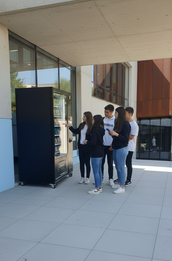 Máquina Molto Bene em instituição de ensino