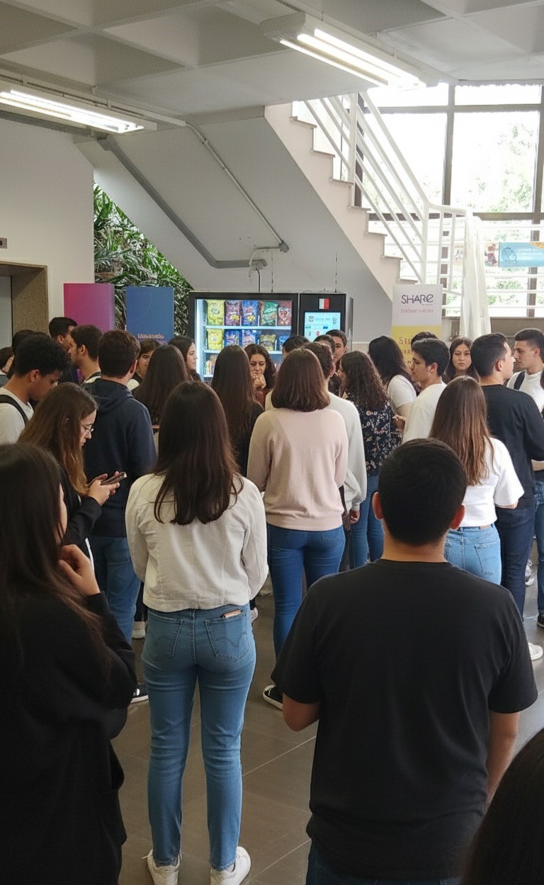 Máquina Molto Bene em universidade